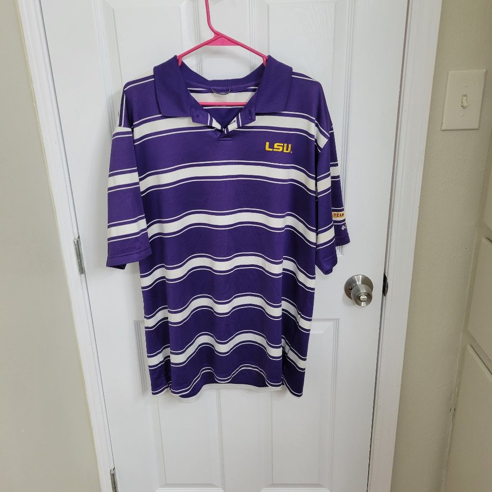 Great Men's Size XL College Polo LSU